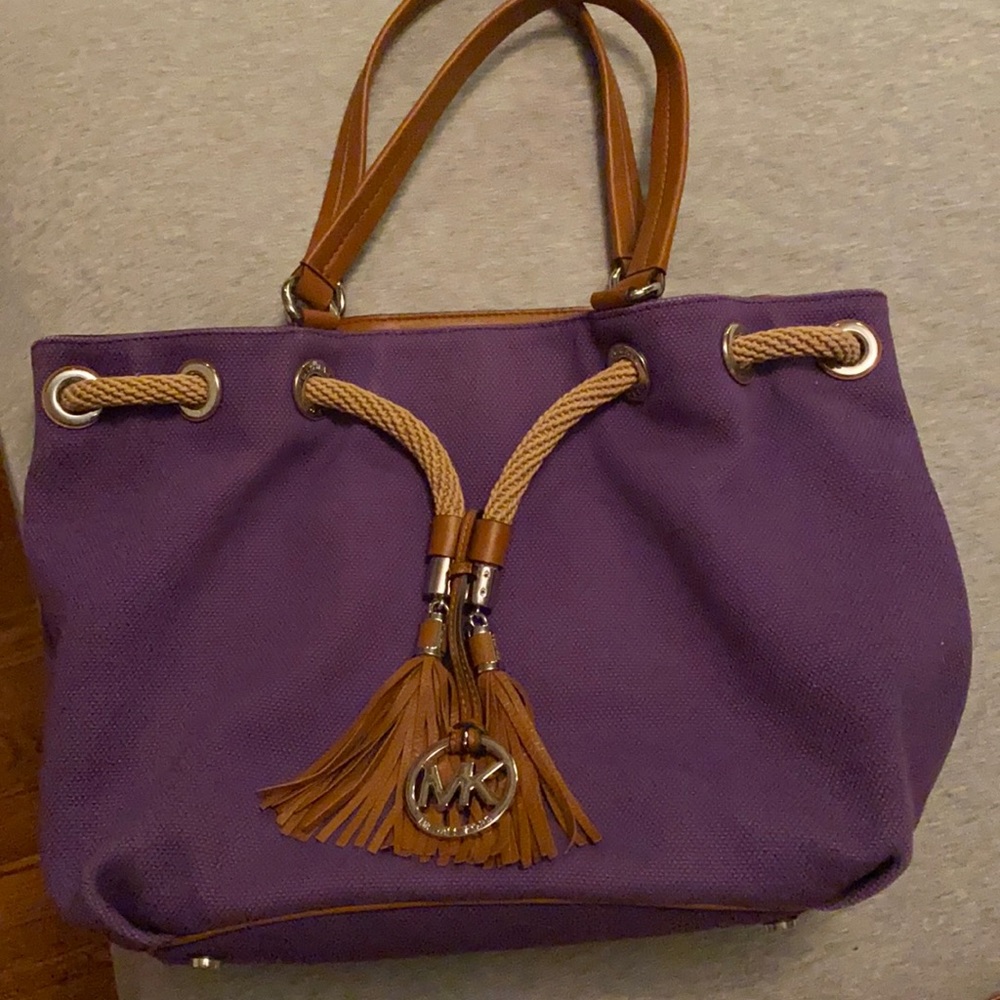 Michael Kors Large Canvas hobo bag with matching wallet